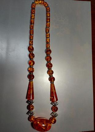 Вінтажне намисто, люцит