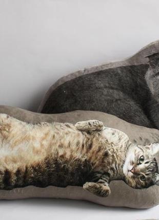 Подушка кіт, подушка котик, подушка по фотографії, подушка собака, прикольний подарунок донечці6 фото