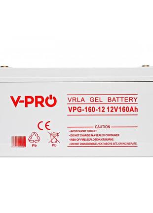 Аккумуляторная батарея volt polska gel 12v 160ah vpro premium vrla