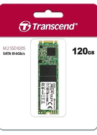 Ssd 120gb transcend 820s m.2 2280 sataiii 3d tlc nand (ts120gm...