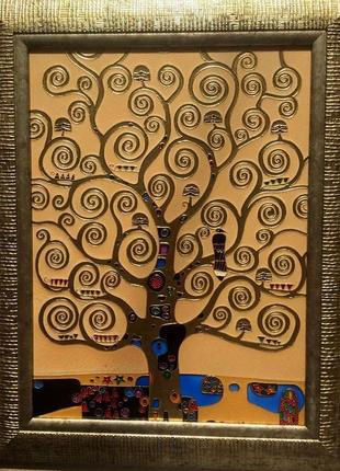 Витражная картина "дерево жизни"