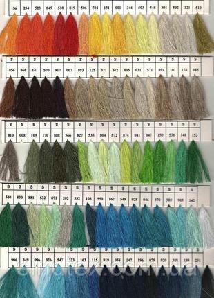 Нитка текстурована некруч 100% pe 150d/1 цв s-219 бежевий темний (боб 15000ярд/60 боб) nitex, боб (велл-241)