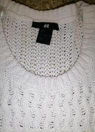 Білий светр h&m2 фото