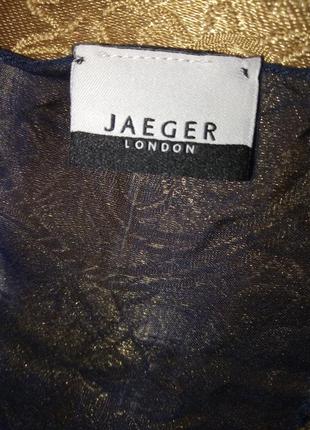 Шарф женский jaeger из натурального шелка, цвет синий 4