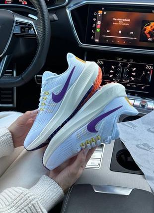 Жіночі кросівки nike air zoom white purple orange3 фото