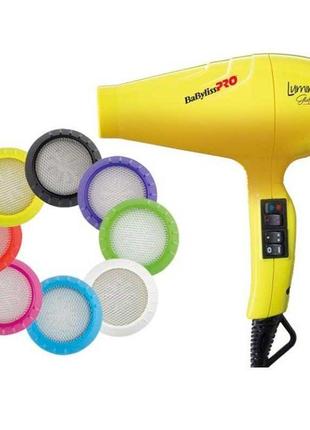 Babyliss pro фен babyliss pro luminoso giallo 6350 з іонізаціє...1 фото