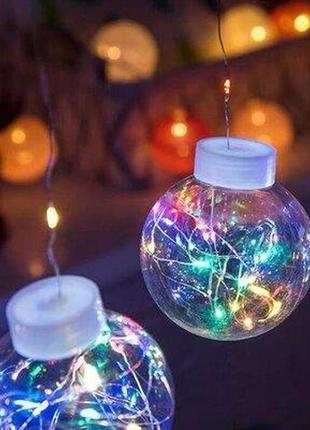 Ledlight новорічна гірлянда led штора кульки з лед-лампачками ...1 фото