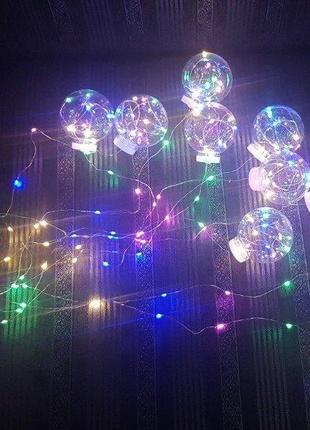 Ledlight новорічна гірлянда led штора кульки з лед-лампачками ...2 фото