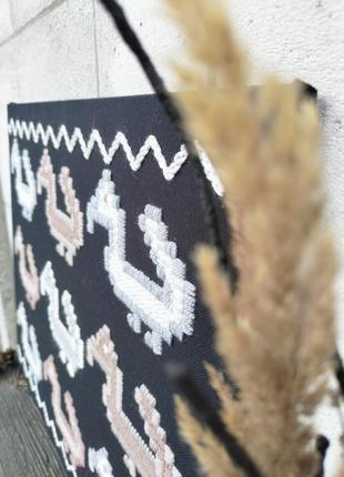 Картина, вишита етно картина "качки пастельні" ,килимова вишивка, етно картина, український орнамент8 фото