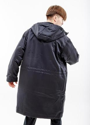 Мужская куртка nike club stadium parka черный l (7dfb7320-010 l)2 фото