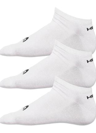 Носки head sneaker unisex 3-pack 35-38 white 761010001-3002 фото