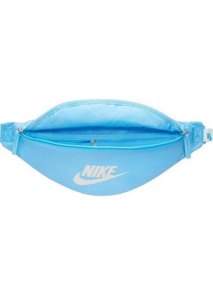 Сумка на пояс nike nk heritage waistpack - fa21 3l блакитний 41х10х15 см db0490-407