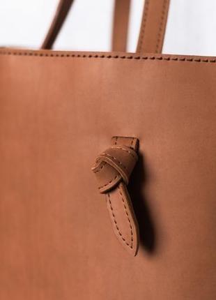 Женская сумка-шоппер из натуральной кожи2 фото