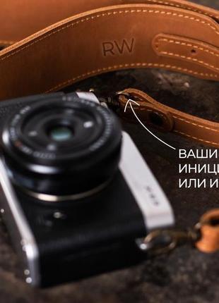 Кожаный ремень для фотокамеры/фотоаппарата5 фото