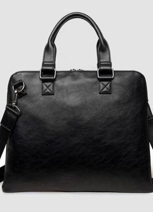 Качественная мужская сумка для ноутбука эко кожа, мужской портфель под ноутбук, планшет, лаптоп, макбук3 фото