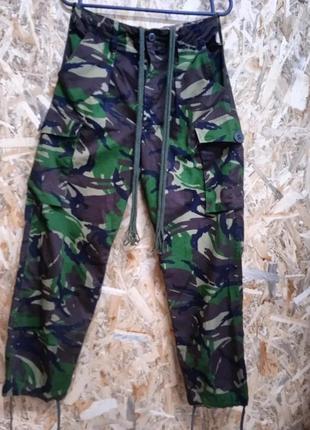 Брюки тактичные, военные штаны камуфляж dpm, trouser combat lightweight woodland dp розмер 75/76/92 хаки