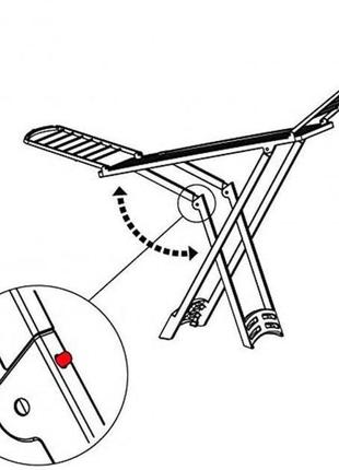 Сушилка для белья напольная gimi zaffiro (155225)