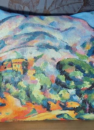 Подушка гобеленова metrax mont sainte victoire paul cezanne 48×48