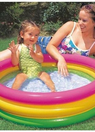 Надувний басейн для малюків 57107 , 61х22 см