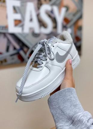 Зимние кроссовки nike air force 1 af1 low winter reflective кросівки рефлективные2 фото