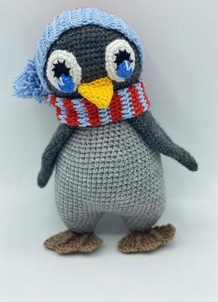 Пингвин в шапочке 25 см1 фото