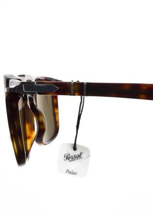 Очки мужские солнцезащитные persol 3273-s 24/57 оригинал hand made in italy поляризационные5 фото