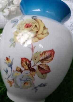 1950-е!🌸 артикль ручек арт-нево-режимость антикварная вазочка срс фарфоровая из деколь...