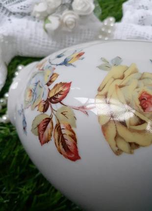 1950-е!🌸 артикль ручек арт-нево-режимость антикварная вазочка срс фарфоровая из деколь...