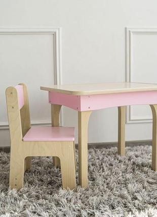 Дитячий столик і стільчик, дитячий стіл, дитячий стільчик2 фото