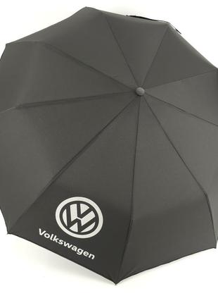 Чоловіча автомобільна парасолька напівавтомат з принтом volkswagen, антишторм