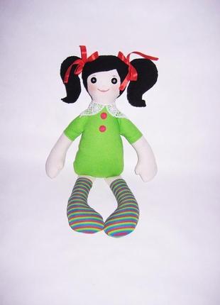 Ганчіркова лялька примітив для самих маленьких дівчаток5 фото