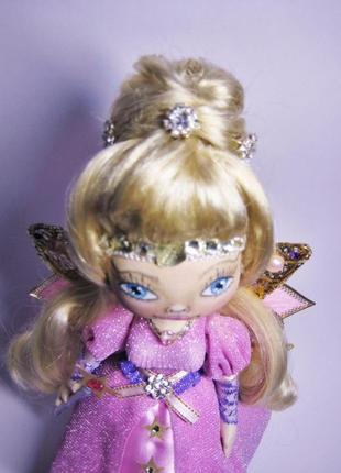 Текстильная кукла фея, титания- королева фей, ручная работа7 фото