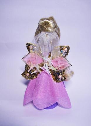 Текстильная кукла фея, титания- королева фей, ручная работа6 фото