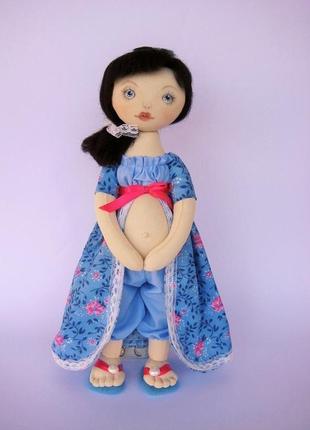 Беременная кукла, подарок для будущей мамы, оберег материнства3 фото