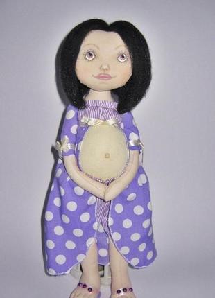 Вагітна лялька, подарунок для майбутньої мами, оберіг материнства5 фото