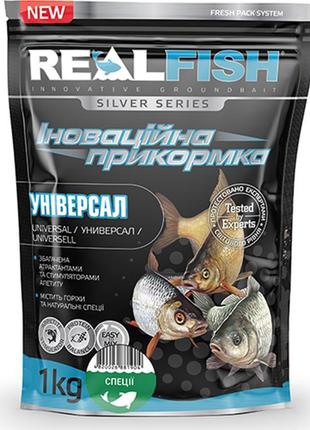 Прикорм realfish універсал ваніль карамель 1 кг