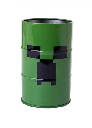 Стакан-подставка бочка yes minecraft creeper метал