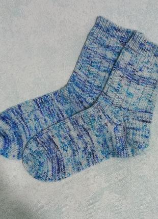 Жіночі вязані шкарпетки1 фото
