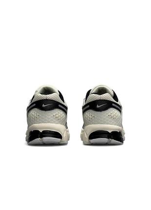 Мужские кроссовки кожаные сетка nike vomero 5 new beige black, мужские кеды найк бежевые, мужская обувь6 фото