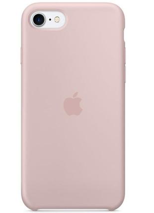 Чохол silicone case (aaa) для apple iphone se (2020) (рожевий ...