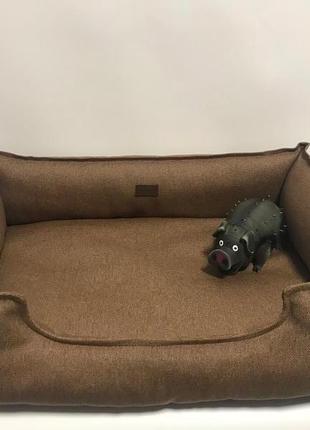 Лежанка для собаки кота, лежак для собаки кота, спальное место мебельная износостойкая ткань5 фото