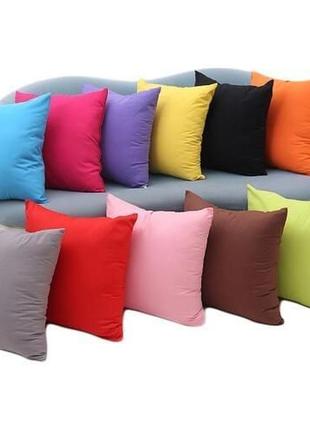 Аволочка подушка декоративна з меблевої тканини 40 * 40см на блискавці, наволочка декоративна з мебл