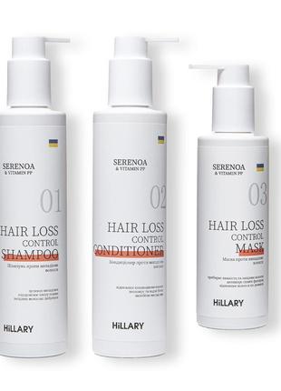 Комплекс проти випадіння волосся hillary serenoa & рр hair los...