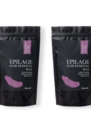 Гранули для епіляції hillary epilage passion plum 200 г + гран...