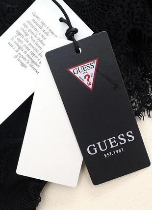 Черное платье guess кружевное5 фото