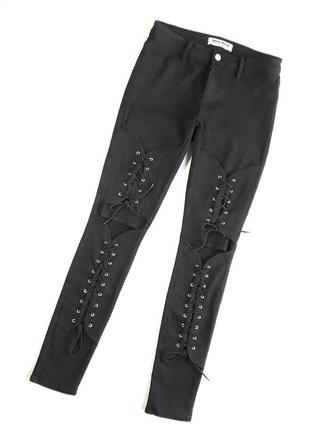 Крутые джинсы на шнуровке от tally weijl