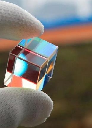 Оптичний скляний куб 20x20x17 мм світовий куб (00120)2 фото