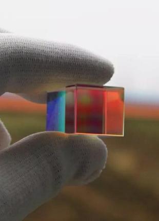 Оптичний скляний куб 20x20x17 мм світовий куб (00120)4 фото