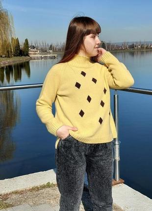 Женский вязанный свитер6 фото