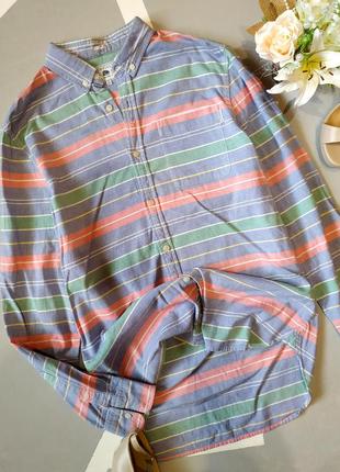 Плотная стильная рубашка оверсайз свободная